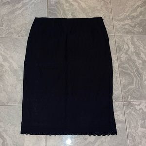 MIAOU Work Capsule – Black Moni Midi Skirt SIZE XL